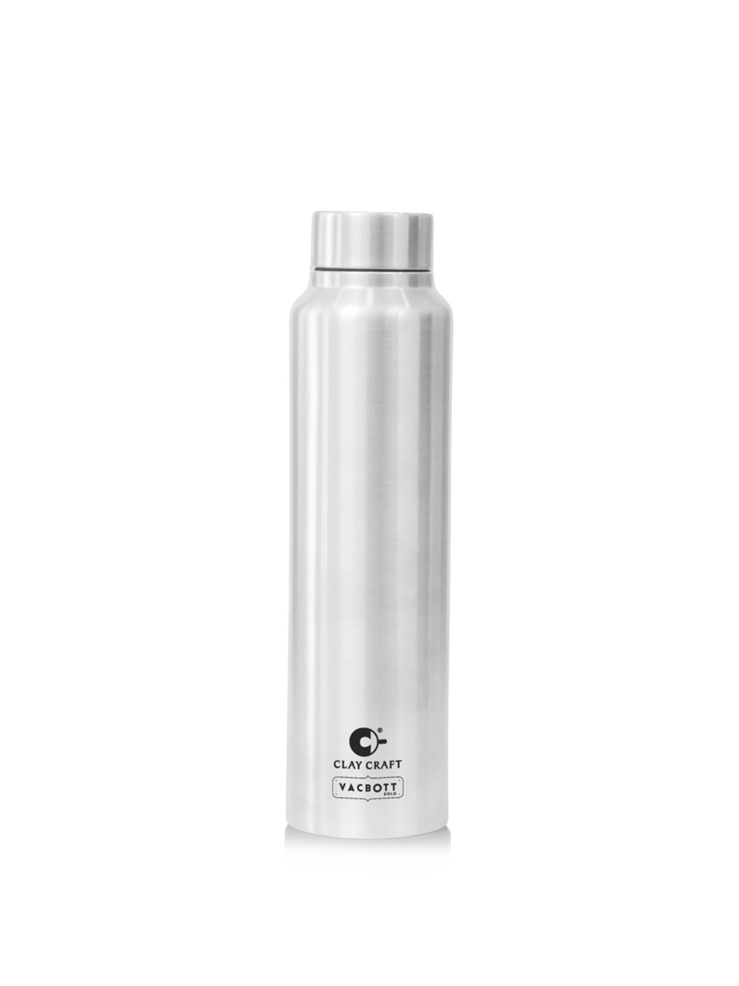 CLAY CRAFT Vacbott Steel Brand Logo Stainless Steel Single Wall Vacuum Water Bottle - 1L
