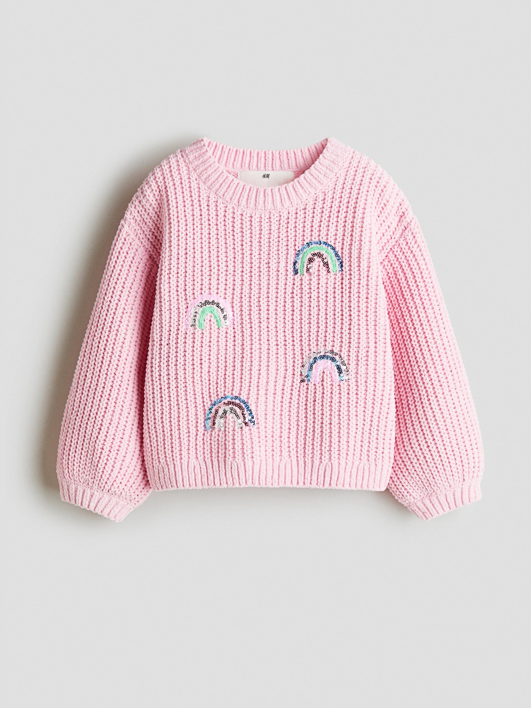 H&M Girls Chenille-Knit Jumper