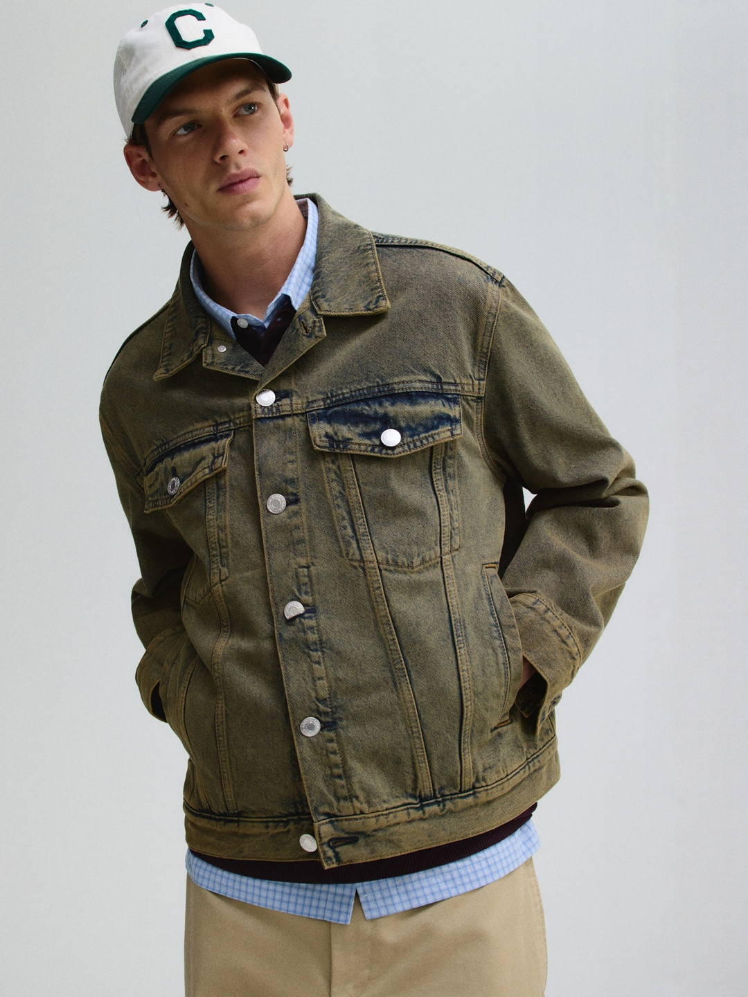 H&M Loose Fit Denim Jacket