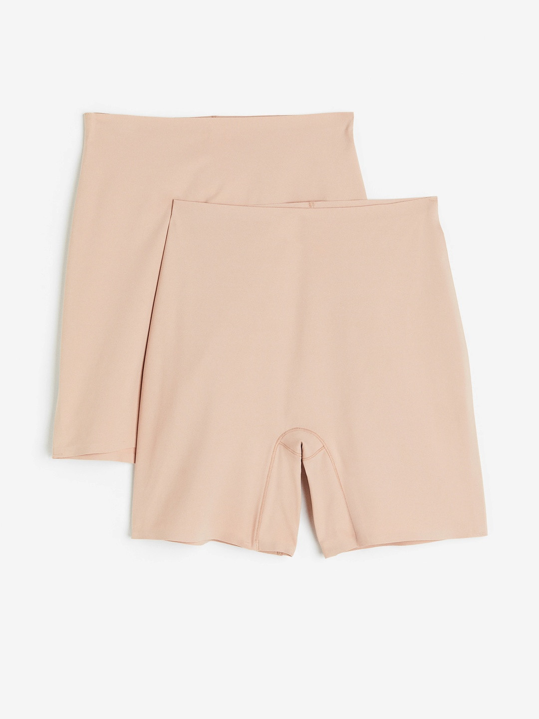 H&M Women Biege 2-Pack Biker Shorts