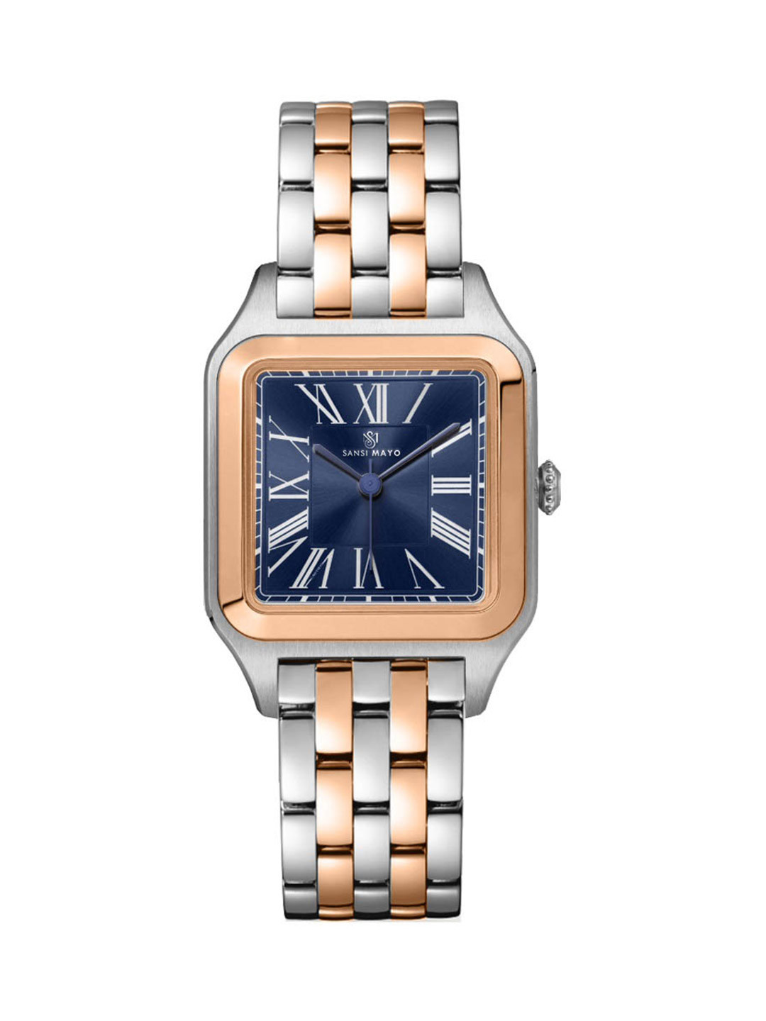 SANSIMAYO Tredo Series Men Bracelet Style Analogue Watch SM-M-198-TTSRG-SRG-BL