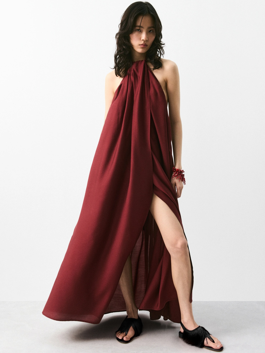 H&M Maxi Halterneck Dress