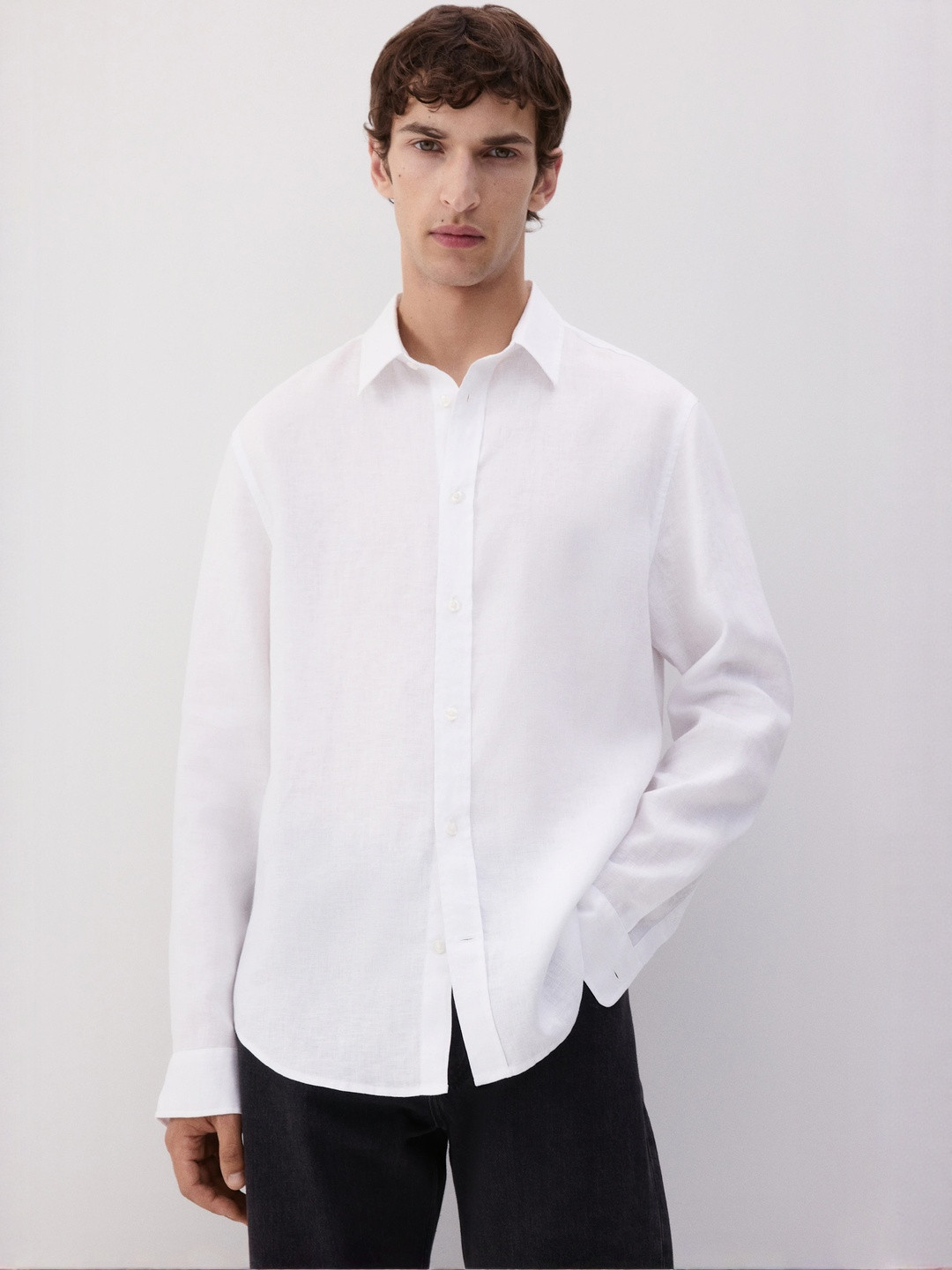 H&M Regular Fit Linen Shirt