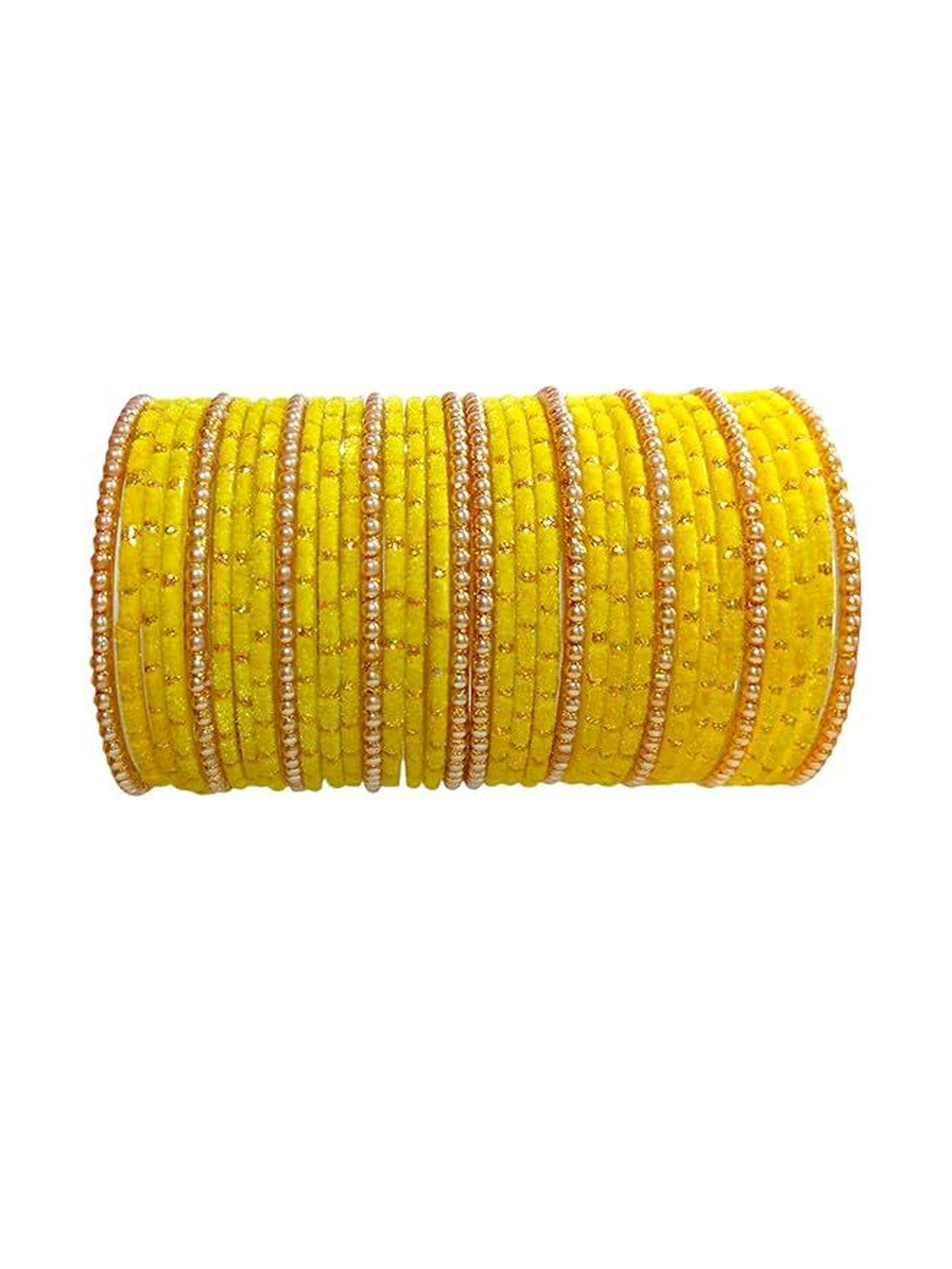 Yaara fashion Women Stylish & Fashionable Glass Velvet Bangle Set
