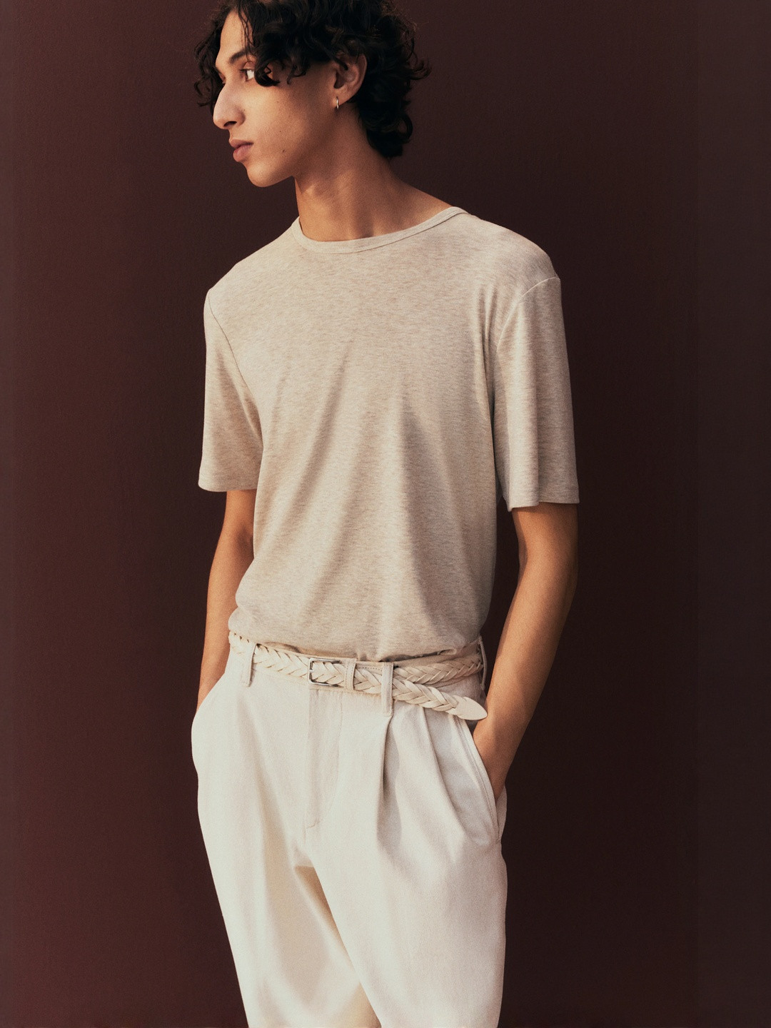 H&M Regular Fit Lyocell-Blend T-Shirt