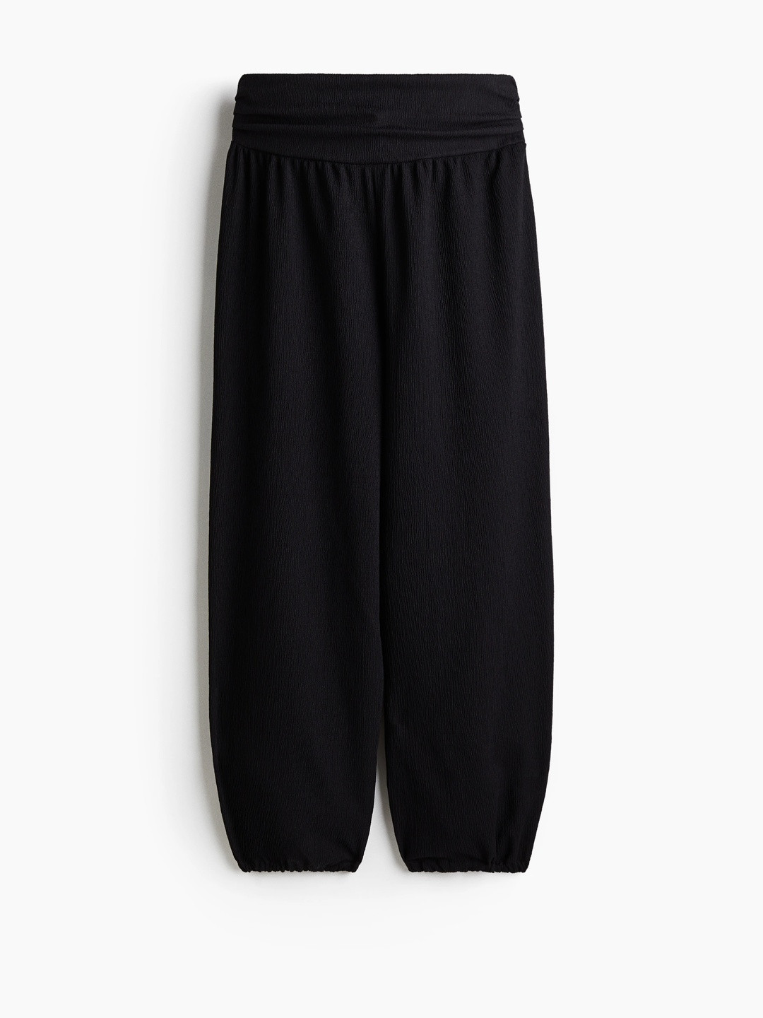 H&M Crinkled Balloon-Leg Trousers
