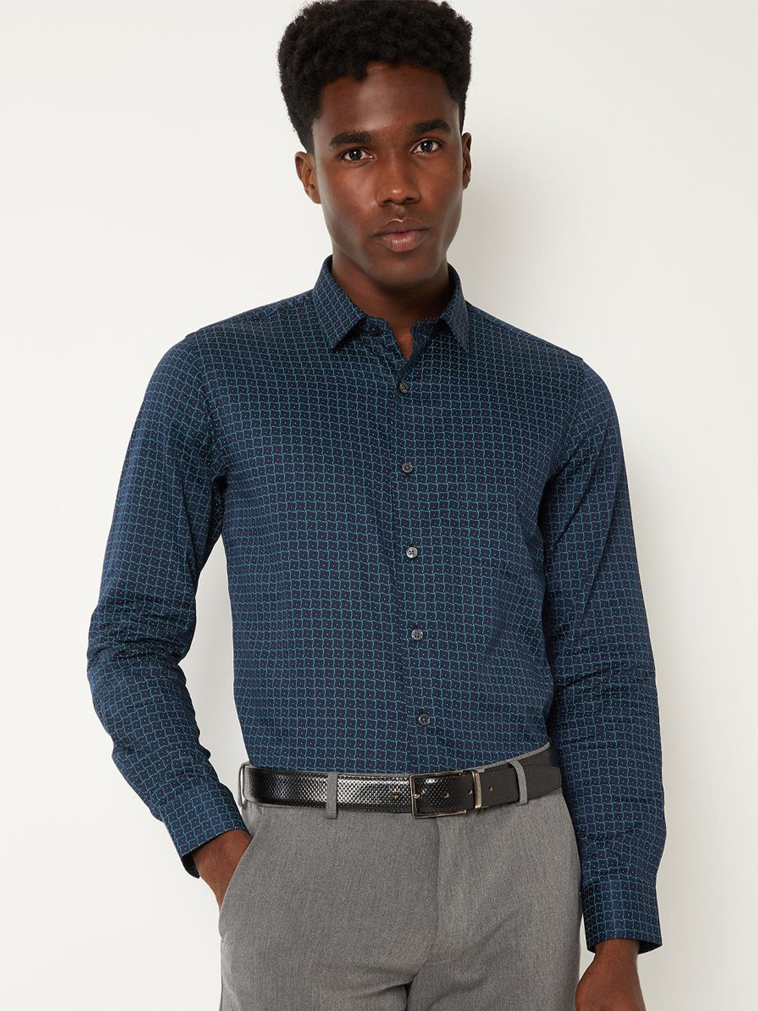 max Men Printed Party Shirt