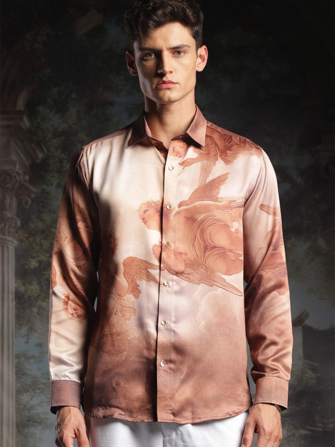 I'M HERE Unisex Printed Casual Shirt