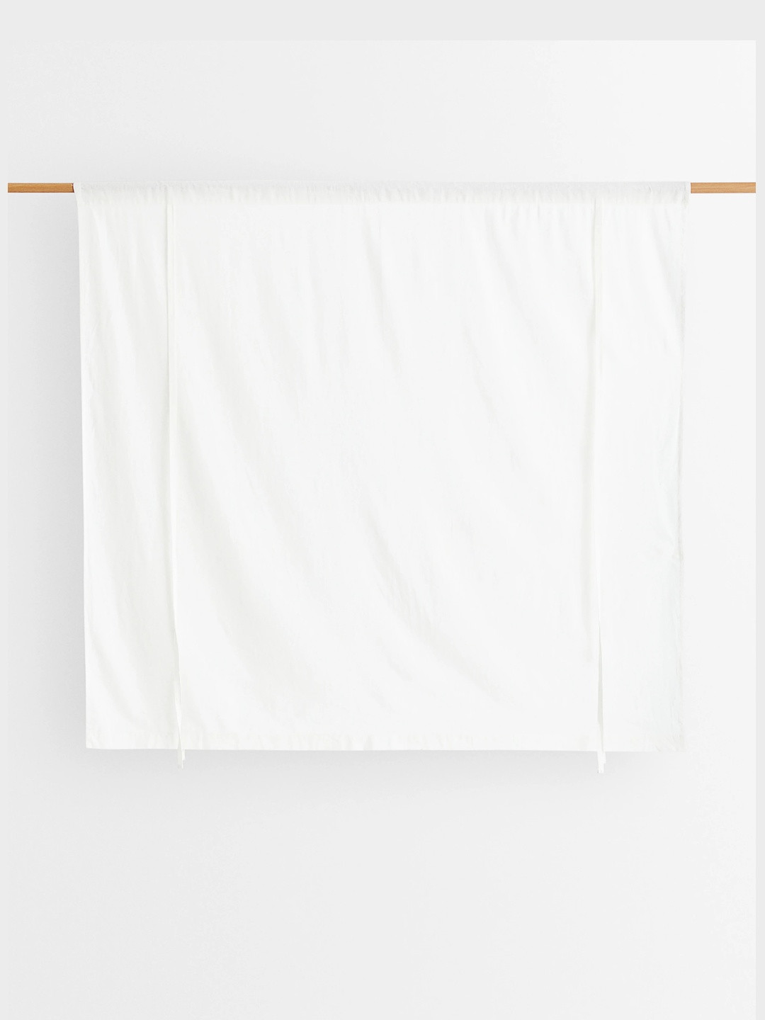 H&M White Linen-blend roll-up curtain