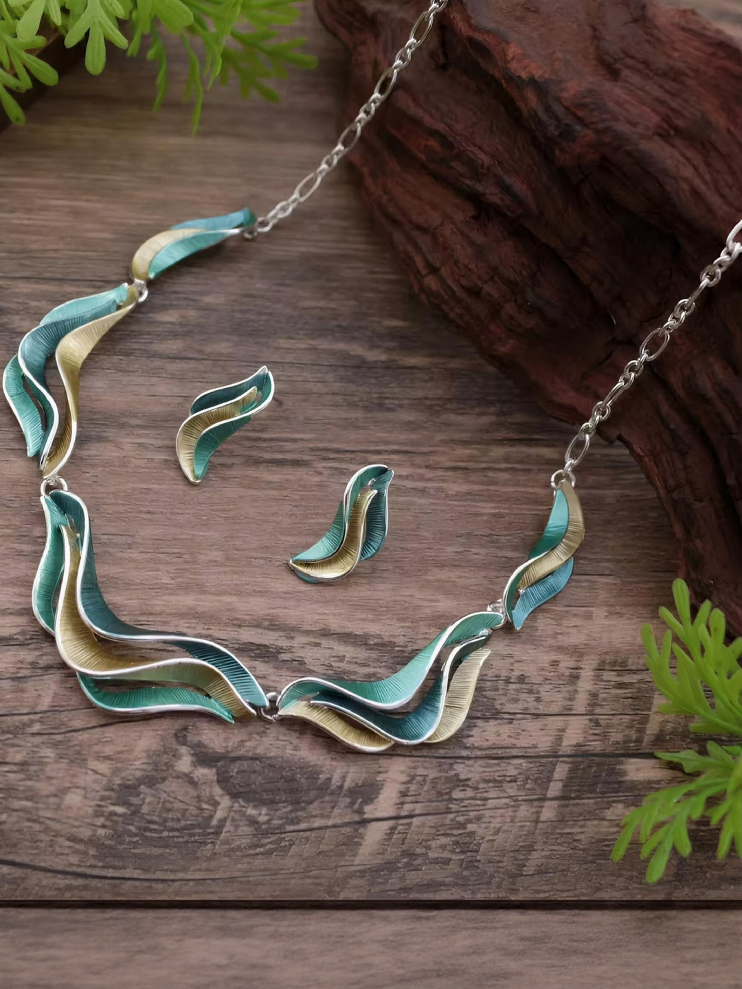 DKane Designs Silver-Plated Jewellery Set