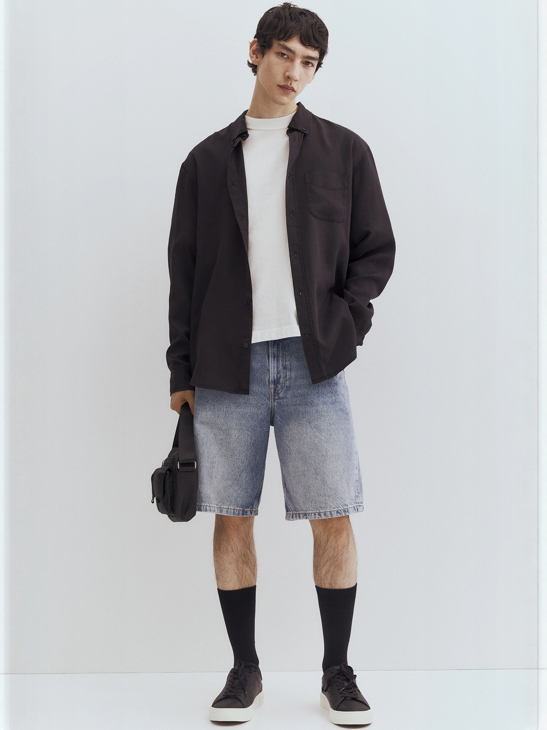 H&M Loose Fit Button-Down Shirt