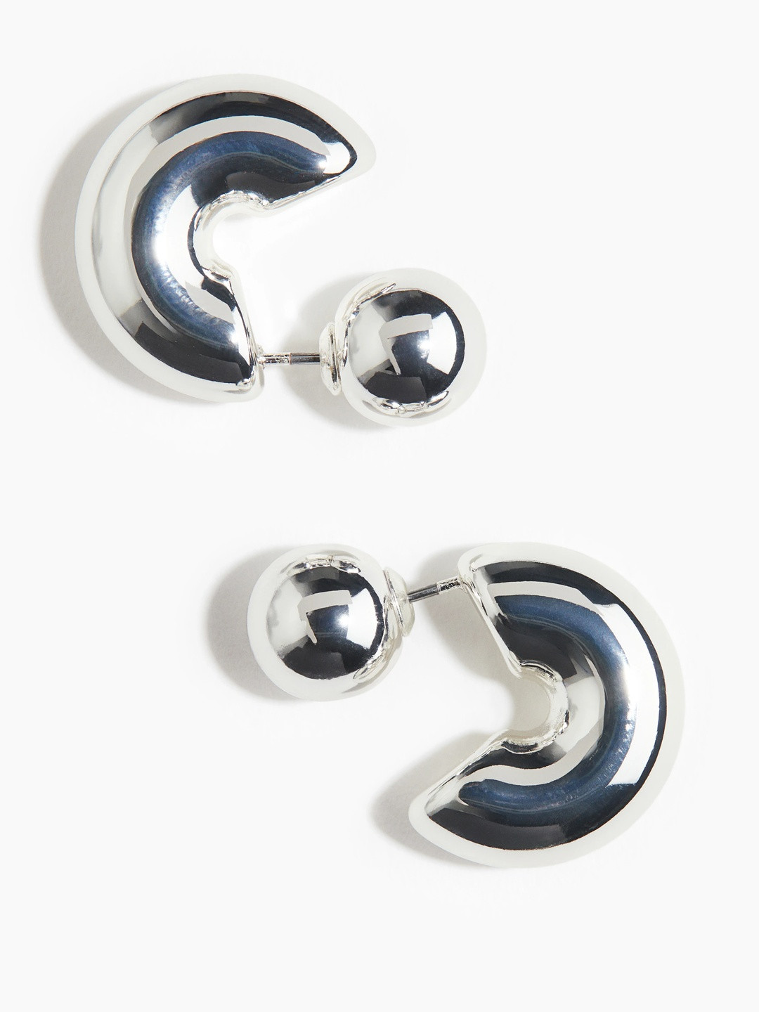 H&M Ball-Back Hoop Earrings