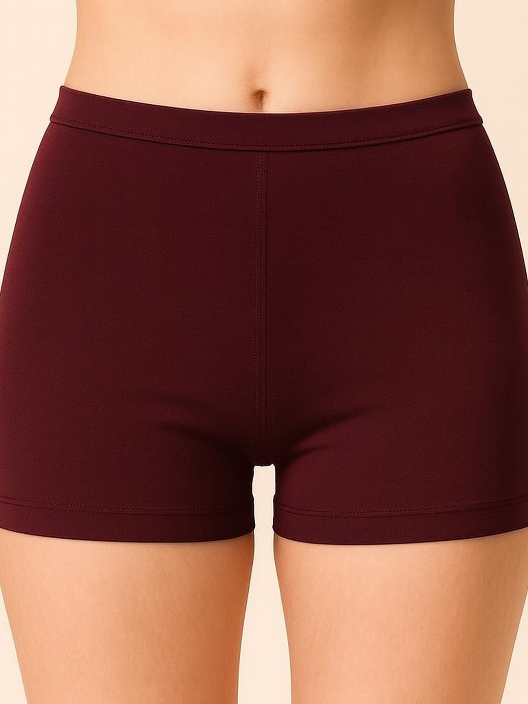 UllasPemium Women Pack of 2 Purple & Green Cotton High Coverage Waistband Stretch Briefs