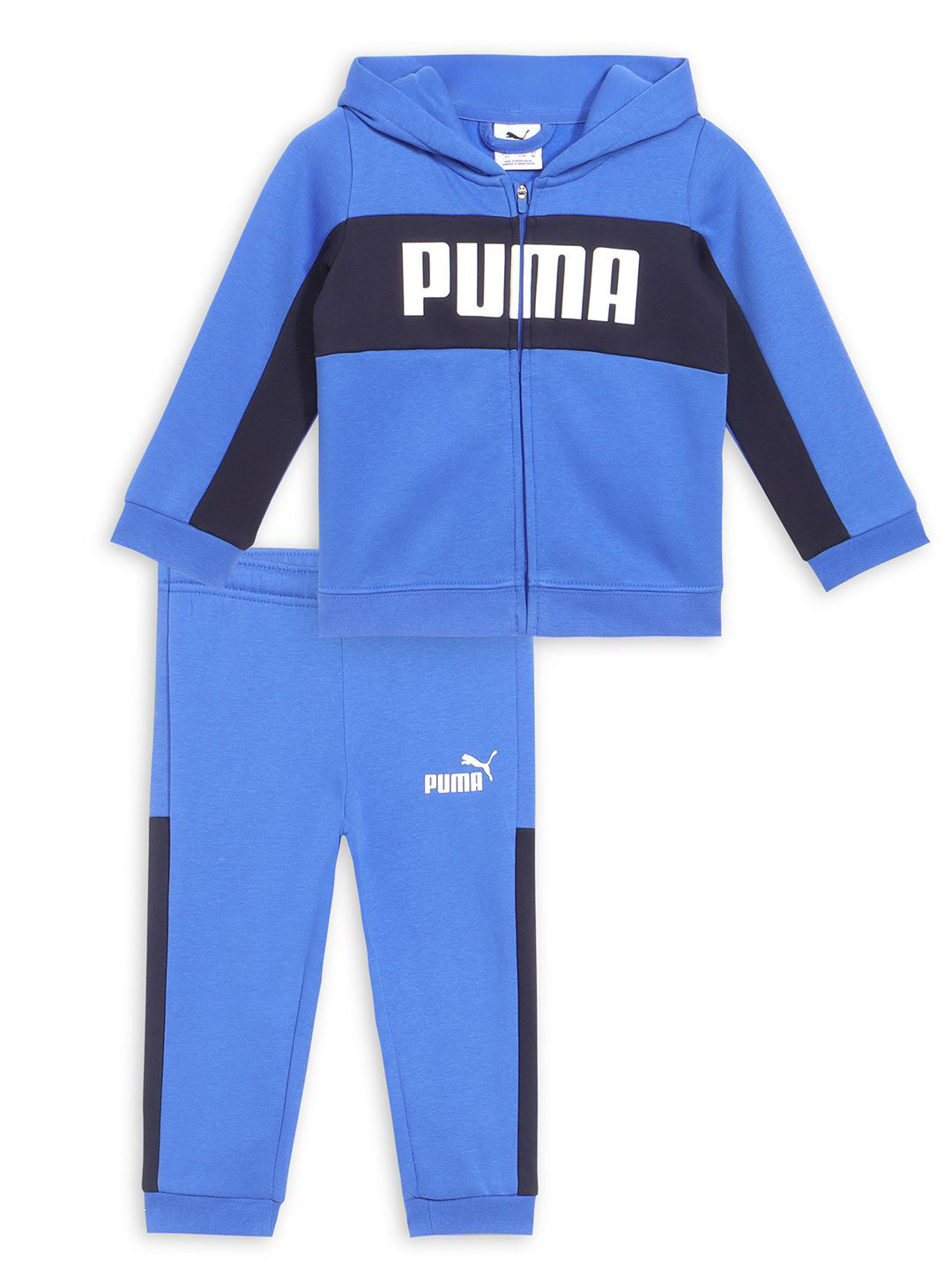 Puma Minicats Essentials Kids' Block Hooded Set