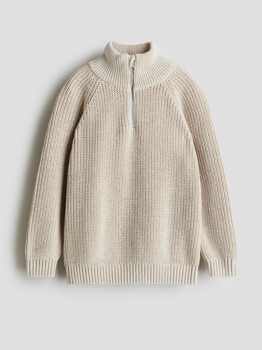 H&M Boys Ribbed Pullover Half-zip Jumper Sweaters