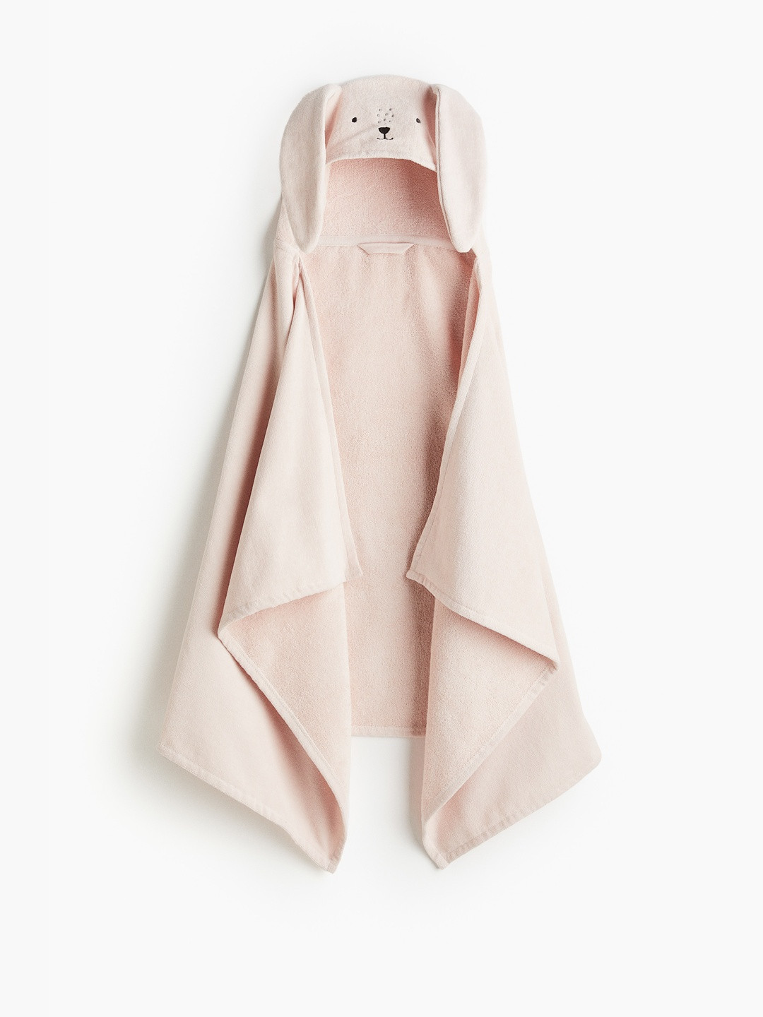 H&M Girls Pink Pure Cotton Hooded Bath Towel