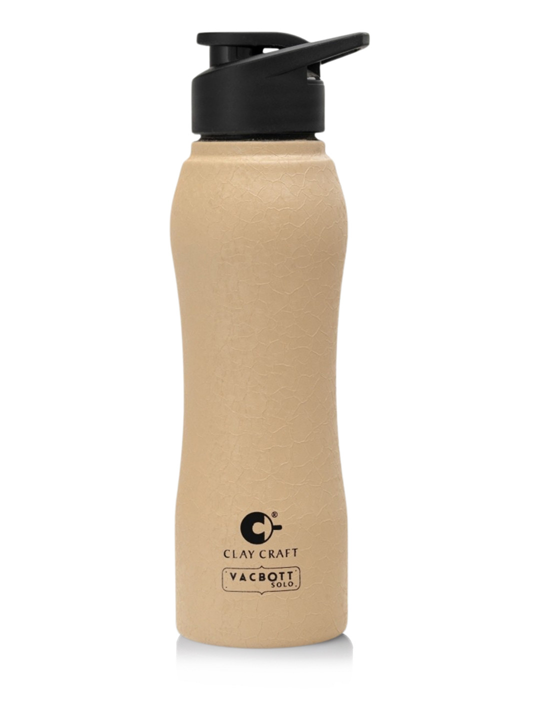 CLAY CRAFT Vacbott Beige Brand Logo Stainless Steel Spill Proof Water Bottle - 750ml