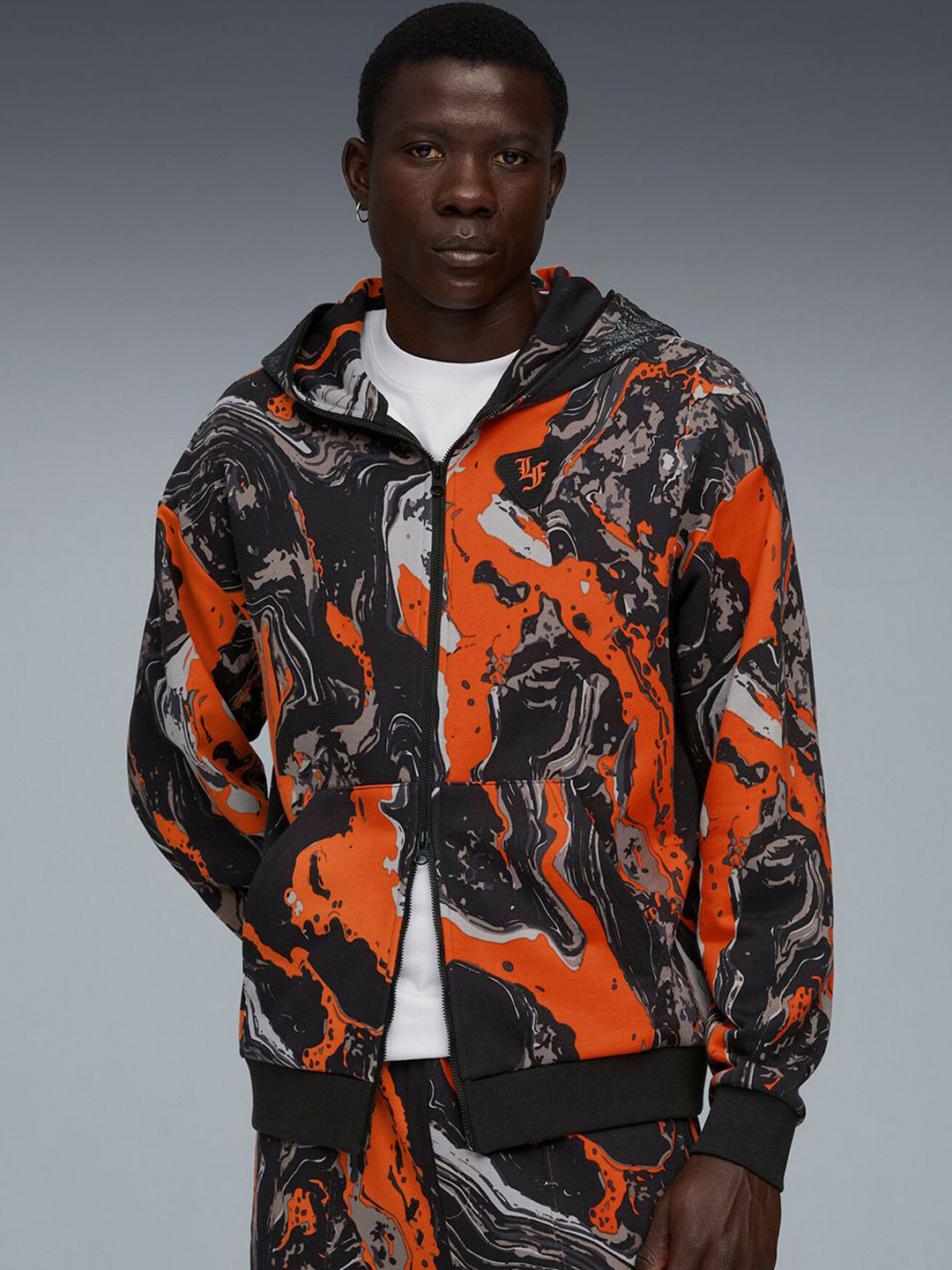 Puma LAFRANC HEEM Era Men Full-Zip Cotton Hoodie