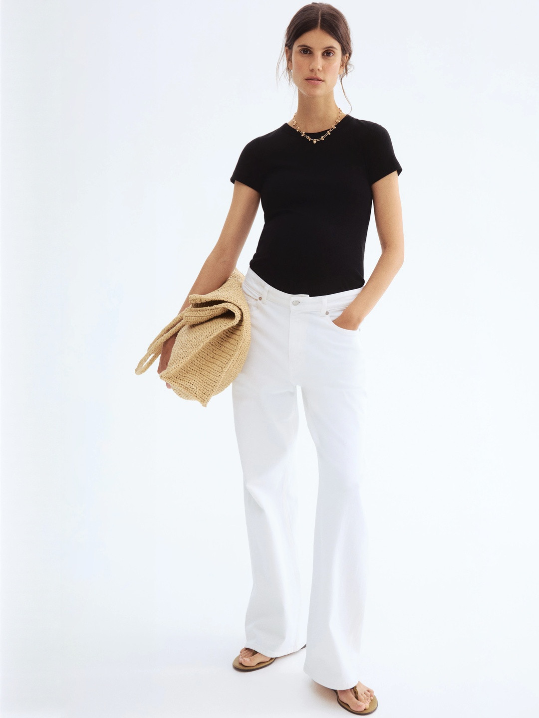 H&M MAMA Ribbed Top