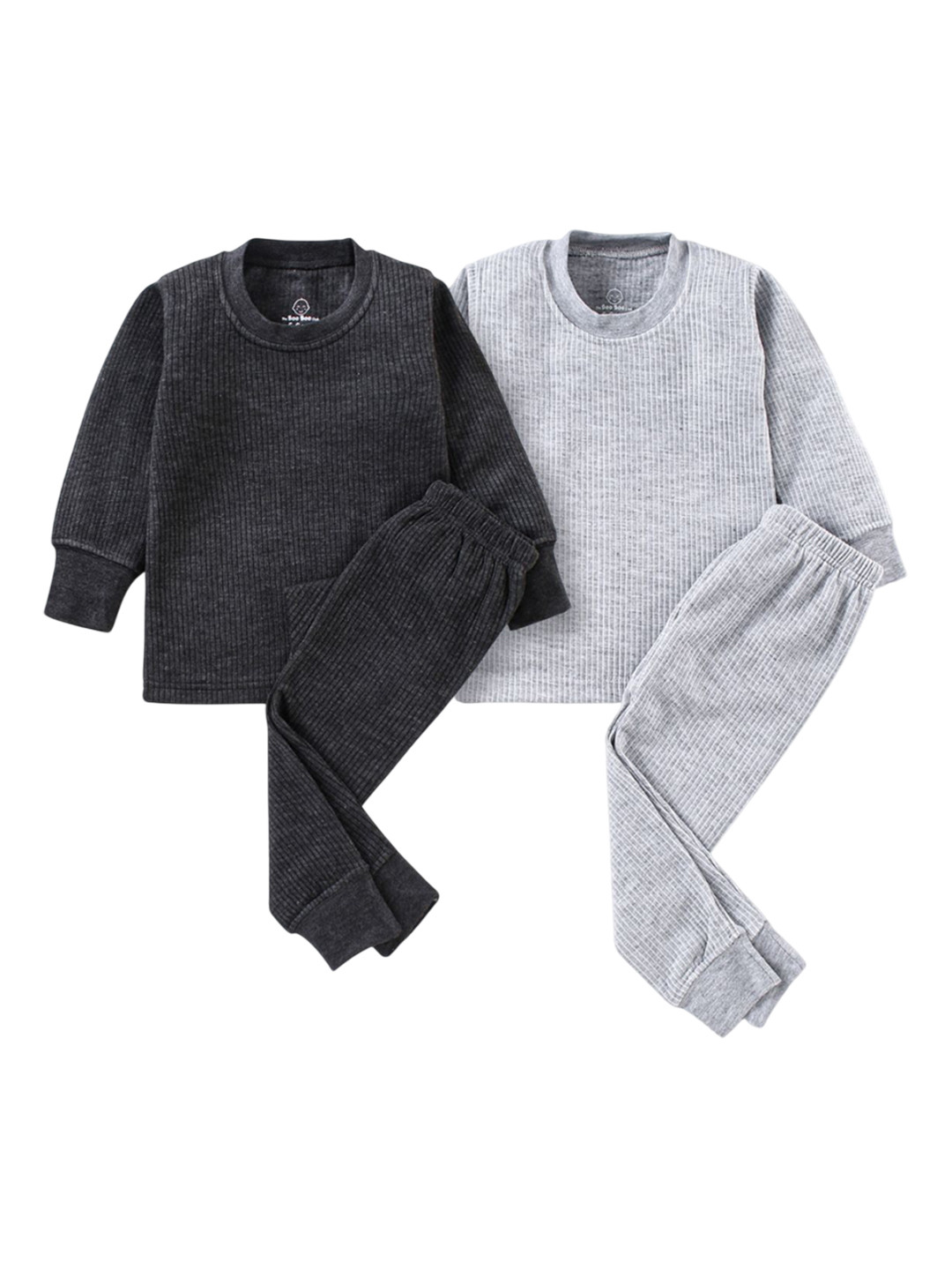 The Boo Boo Club Boys Pack of 2 Striped Cotton Thermal Set