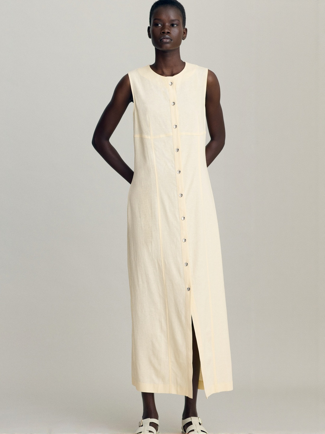 H&M Linen-Blend Dress