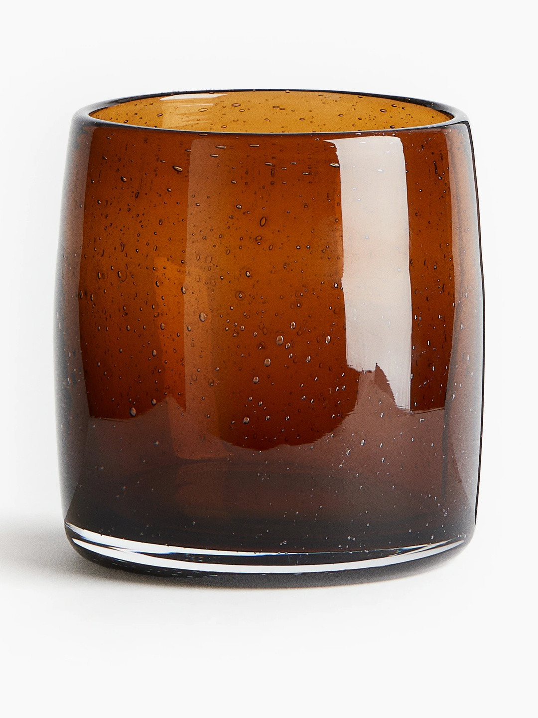 H&M Brown Small Glass Lantern
