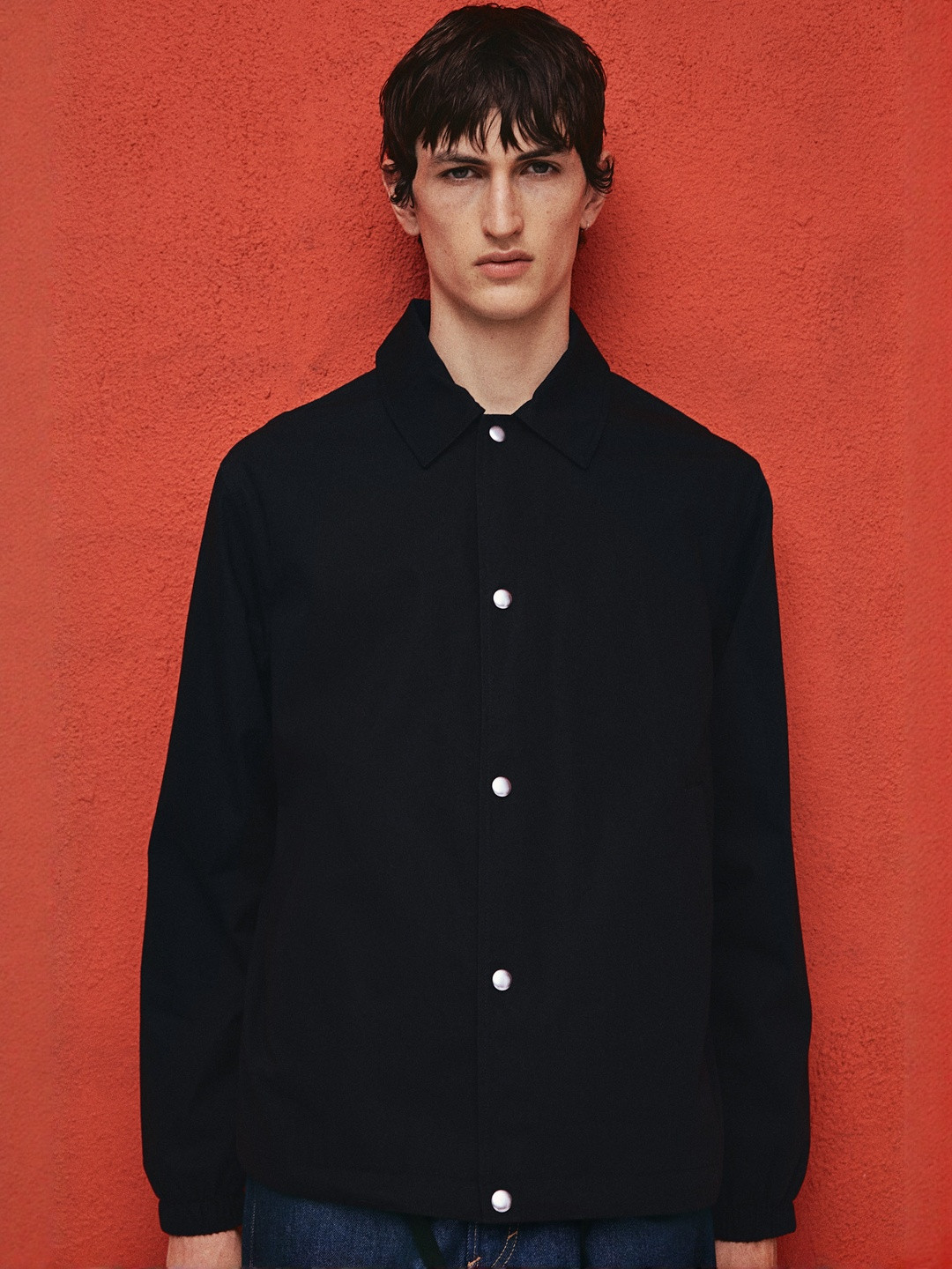 H&M Regular Fit Canvas Coach Jacket