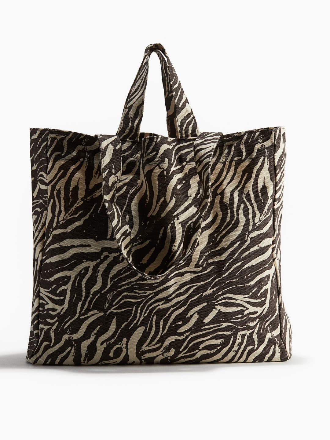 H&M Cotton Canvas Sports Tote Bag