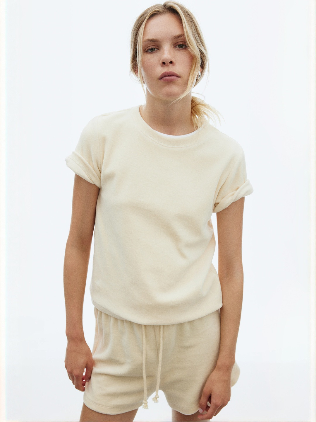 H&M Velour T-Shirt