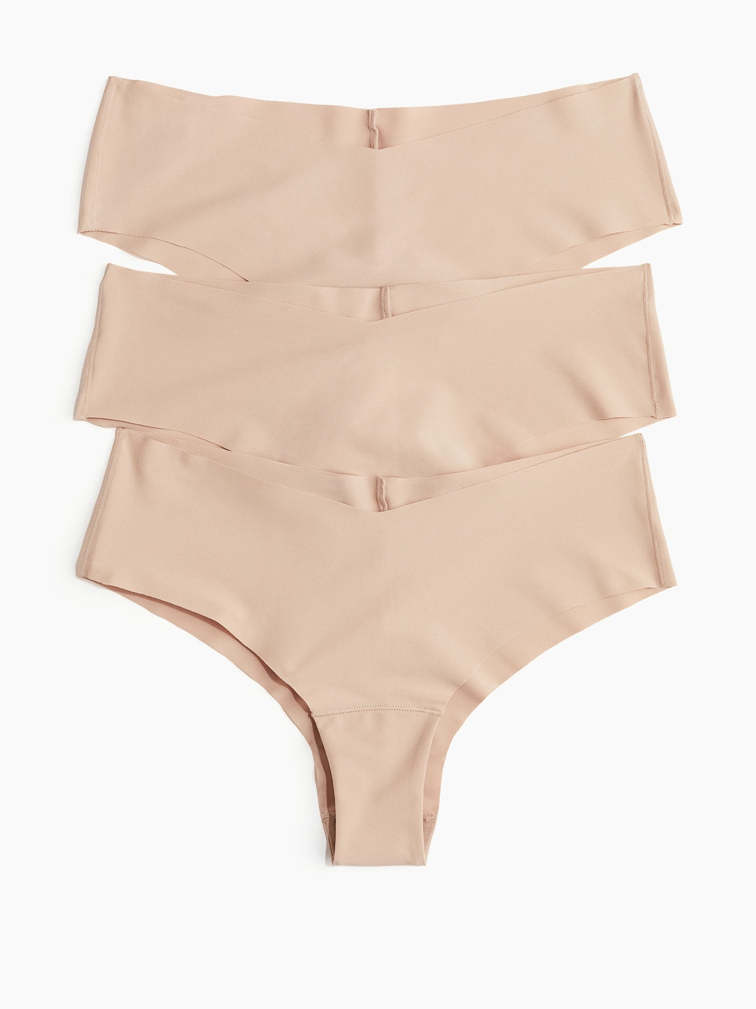 H&M Women Pack Of 3 Invisible Hipster Briefs