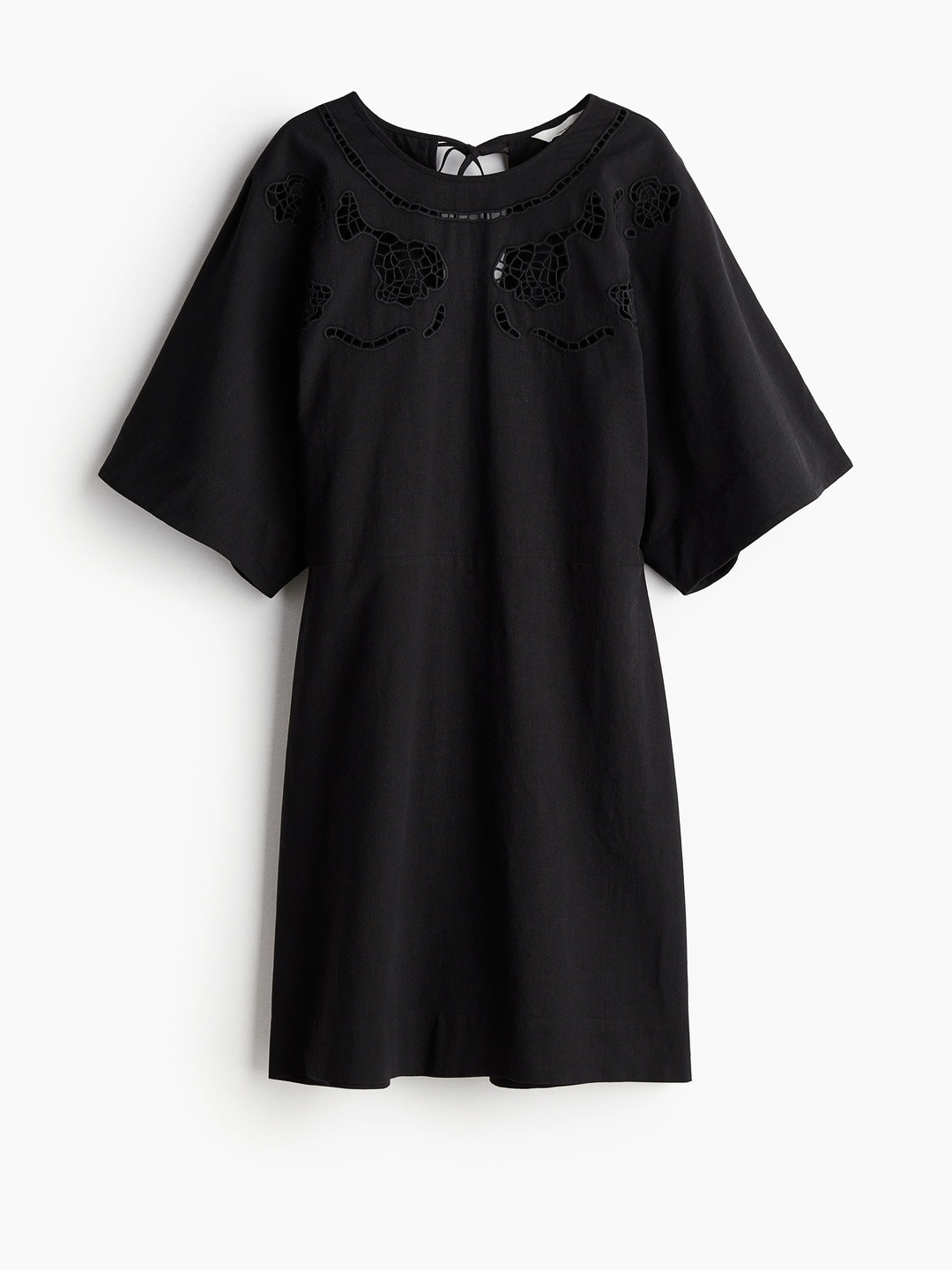 H&M Linen Broderie Anglaise Dress