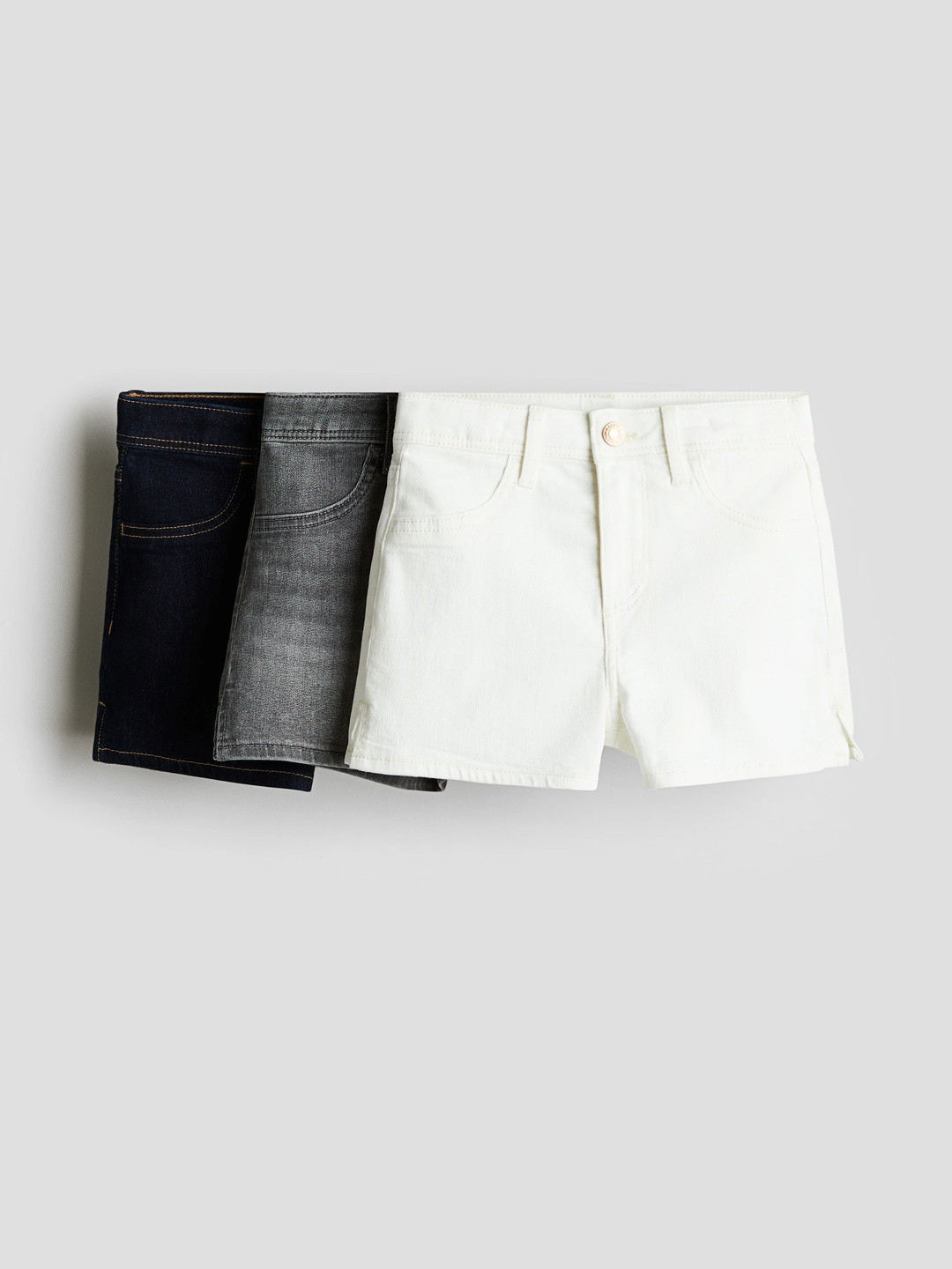 H&M 3-Pack Denim Shorts