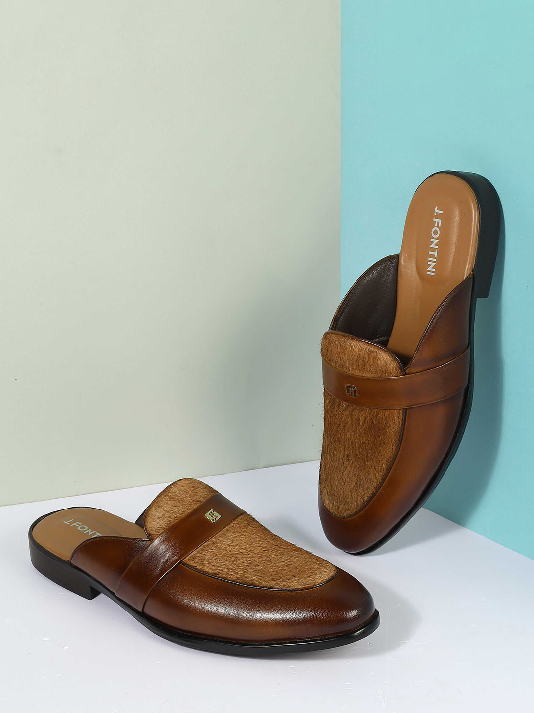 Mochi Men Leather Mule Sneakers