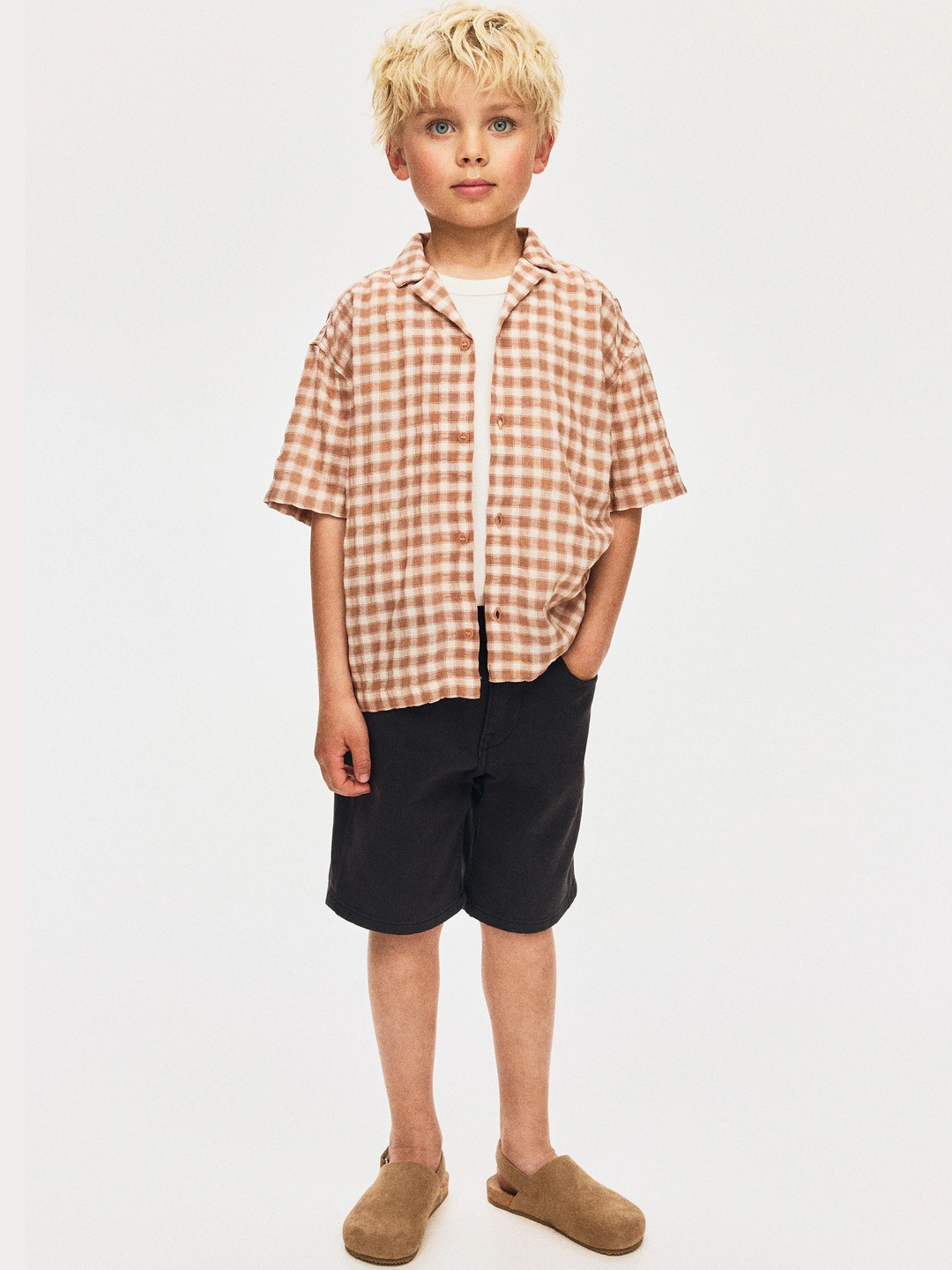 H&M Cotton-Blend Resort Shirt