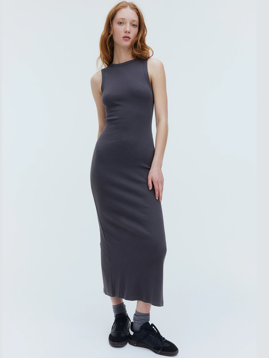 H&M Women Ribbed Bodycon Dress