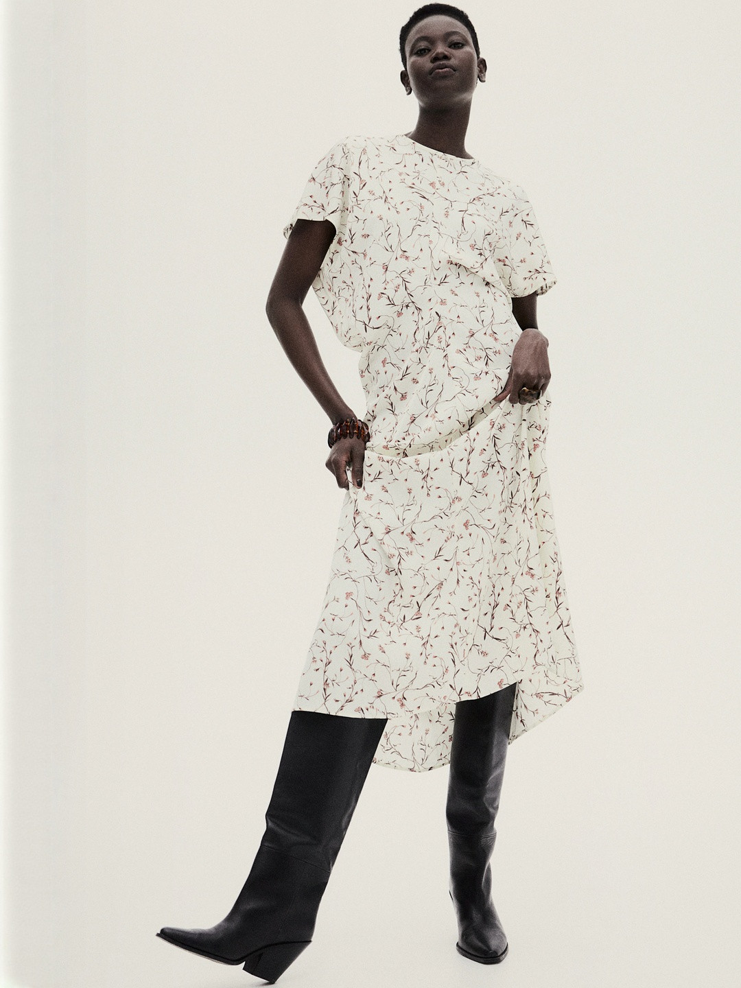 H&M Women A-Line Printed Dress