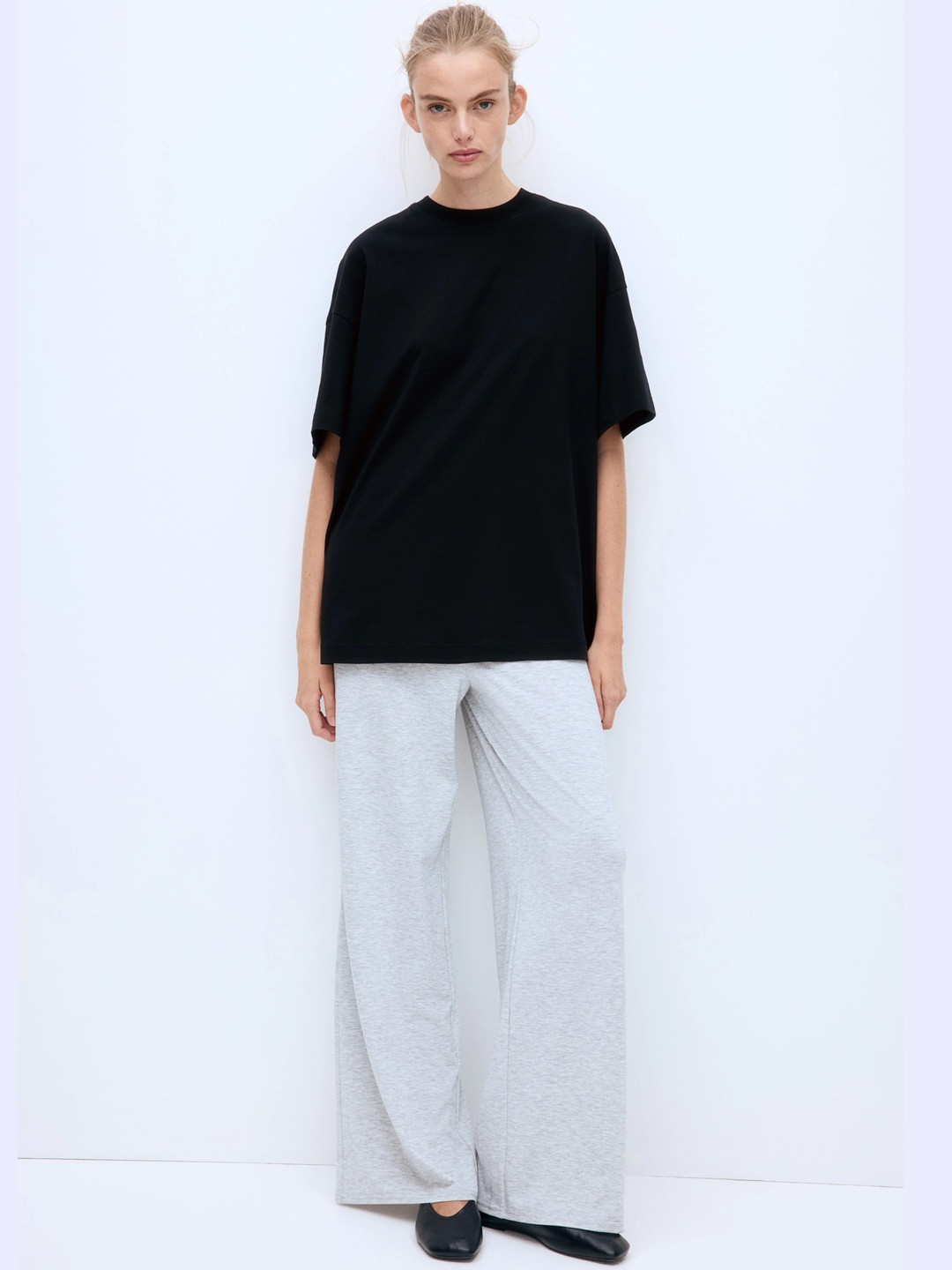 H&M Oversized Pure Cotton T-Shirt