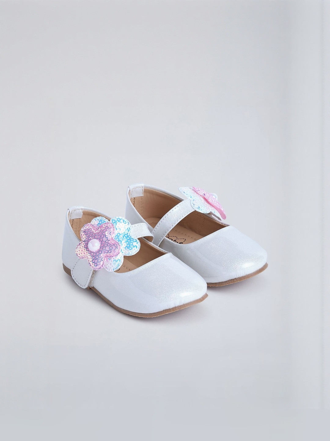 Hopscotch Girls Embellished Mary Janes Flats