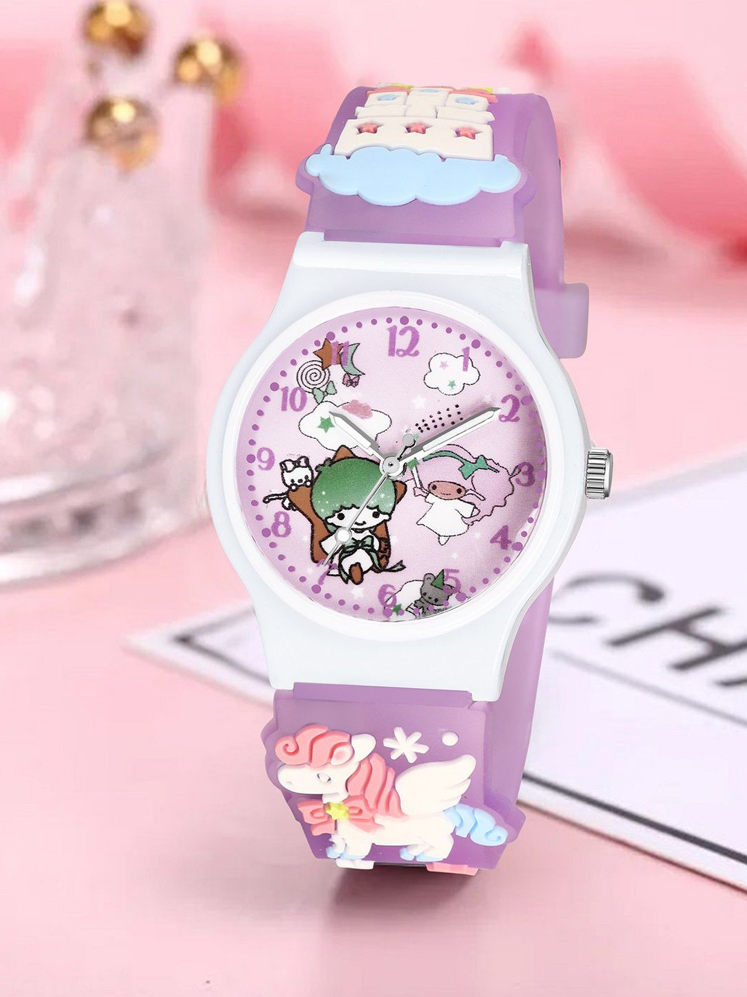mivaan Kids Printed Round Dial Analogue Watch M-Kids1Unicorn
