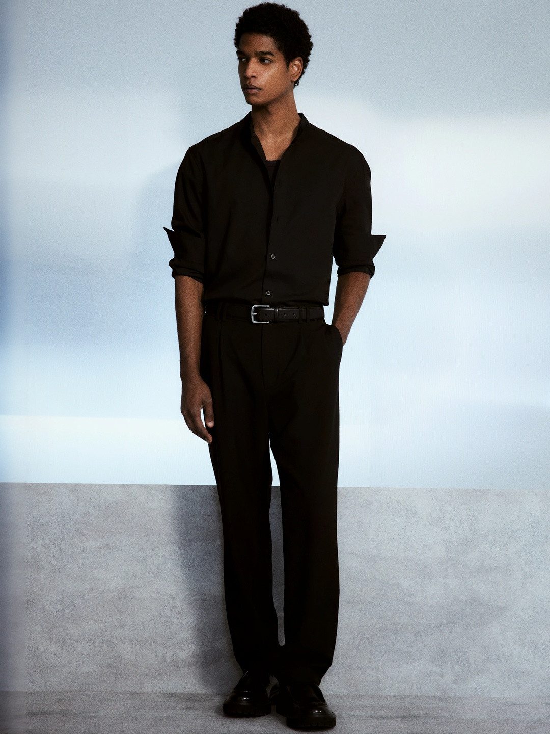 H&M Regular Fit Grandad Shirt