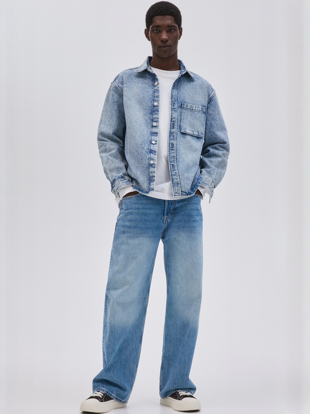 H&M Men Straight Loose Jeans