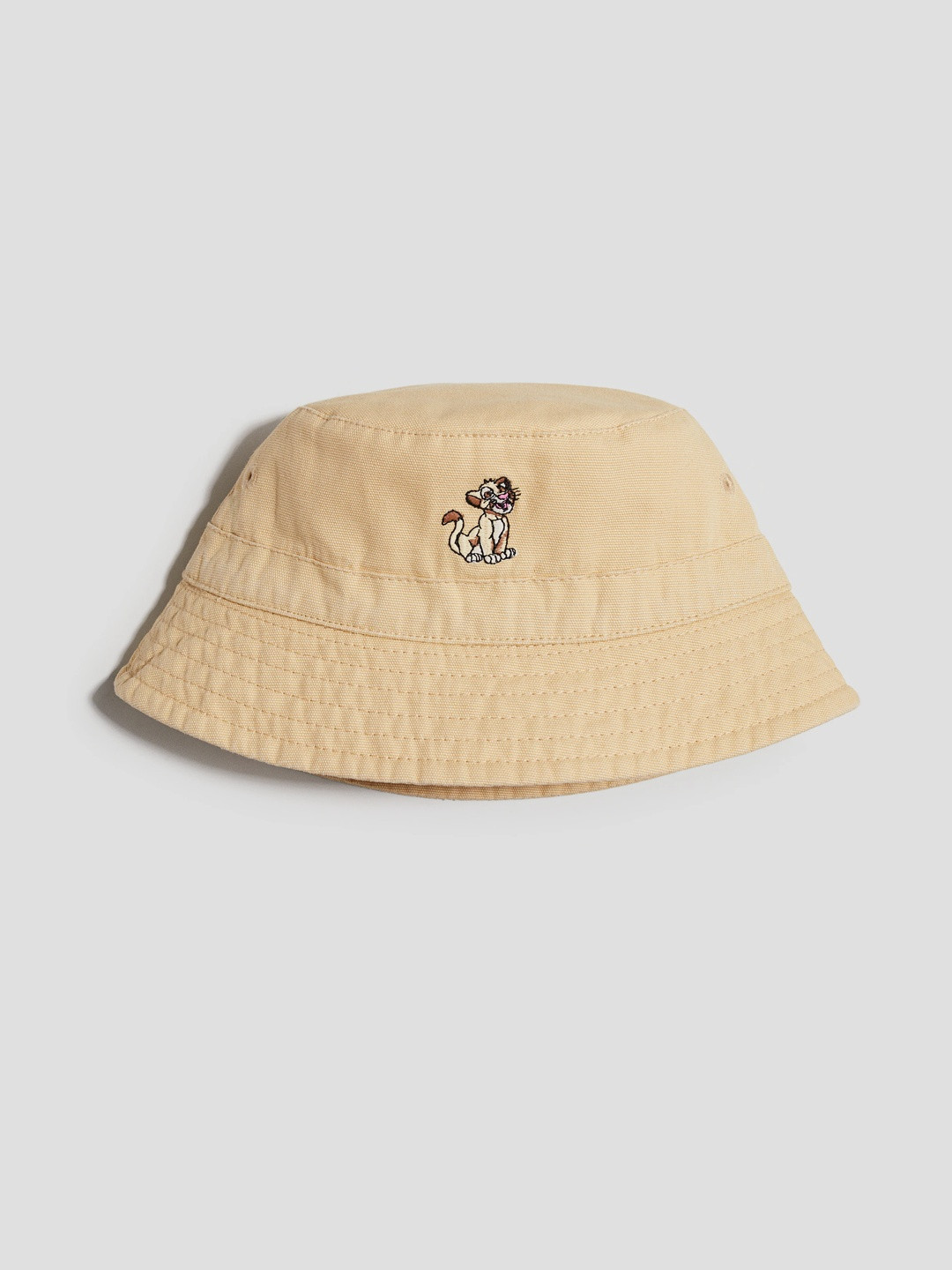 H&M Embroidery-Detail Cotton Bucket Hat