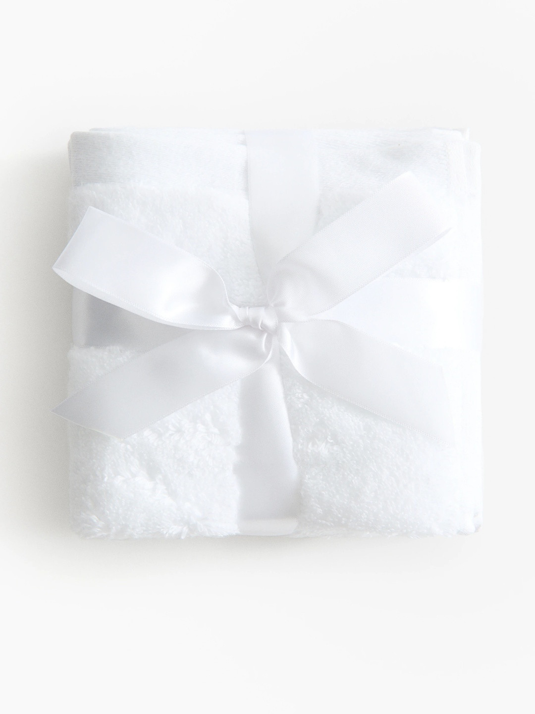 H&M 3-Pcs White Soft Terry Flannels