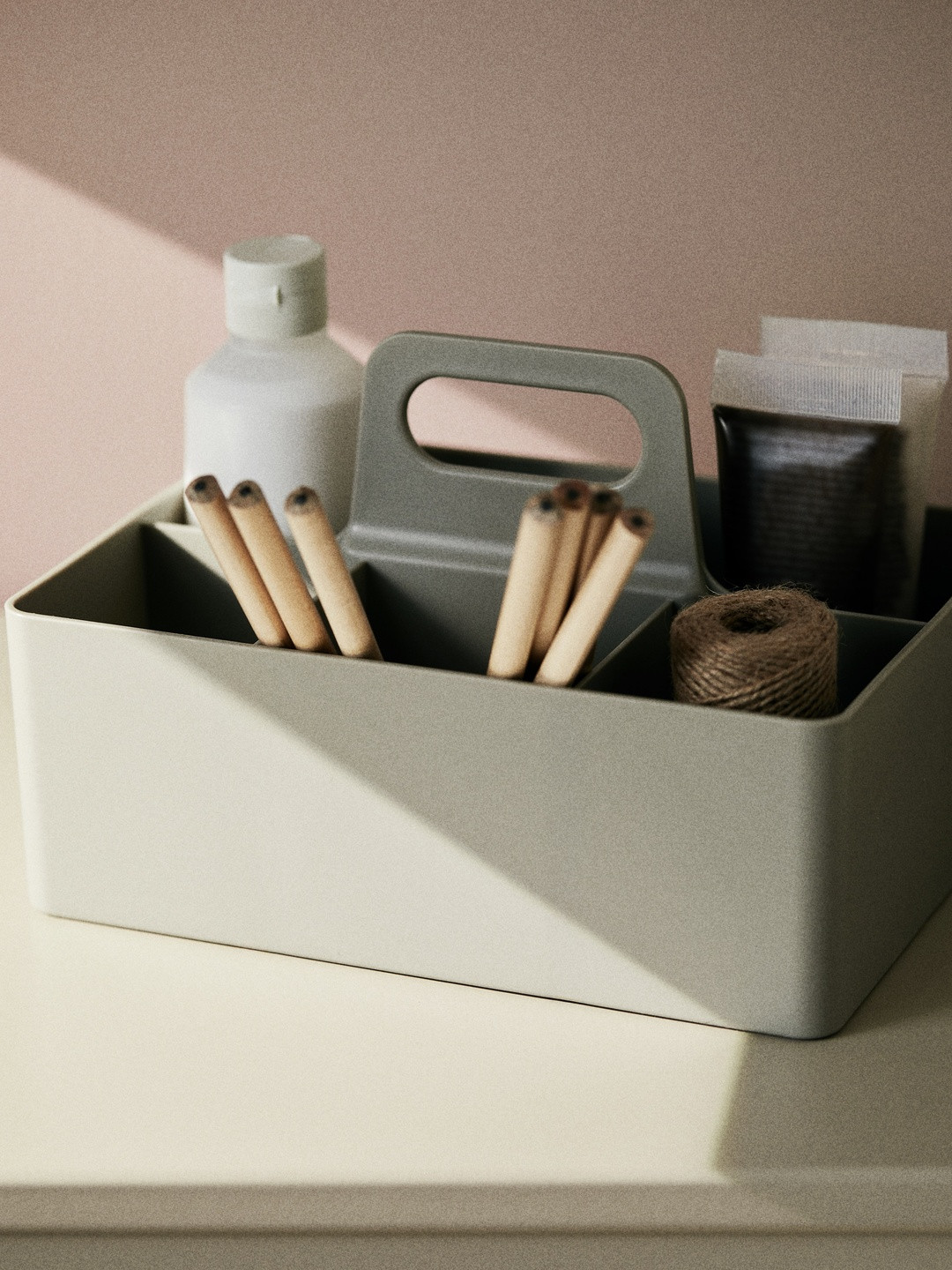 H&M Beige Desk Organiser