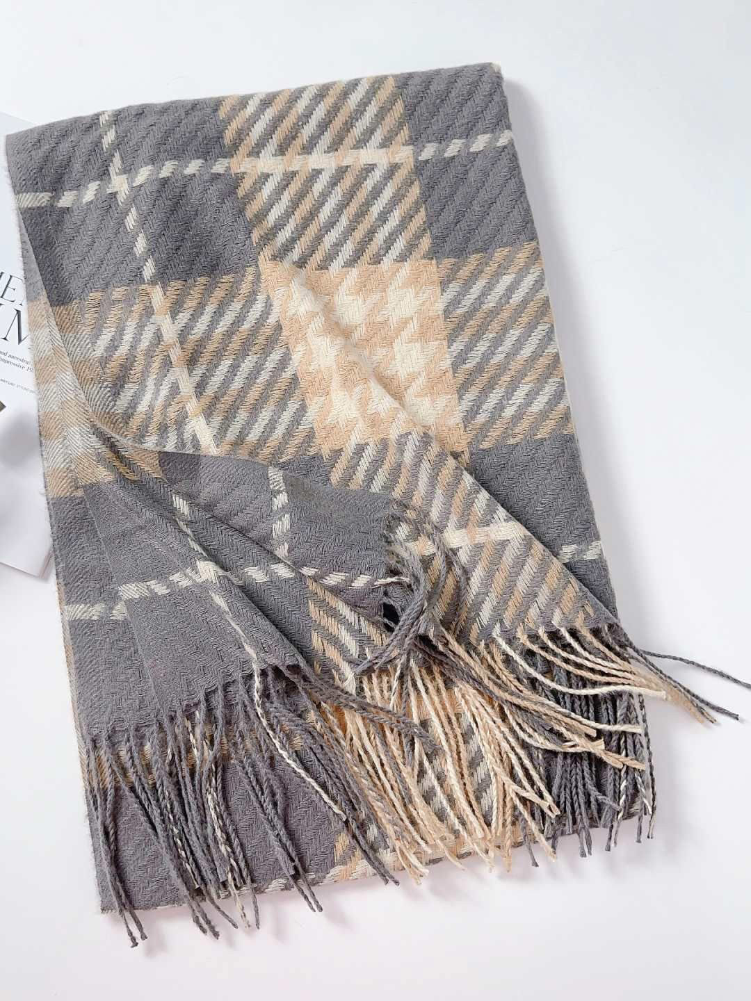 CrossKulture Checked Woollen Scarf