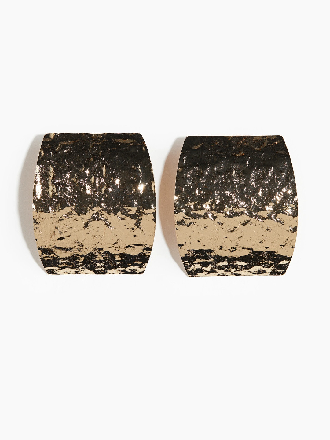 H&M Large Hammered Earrings
