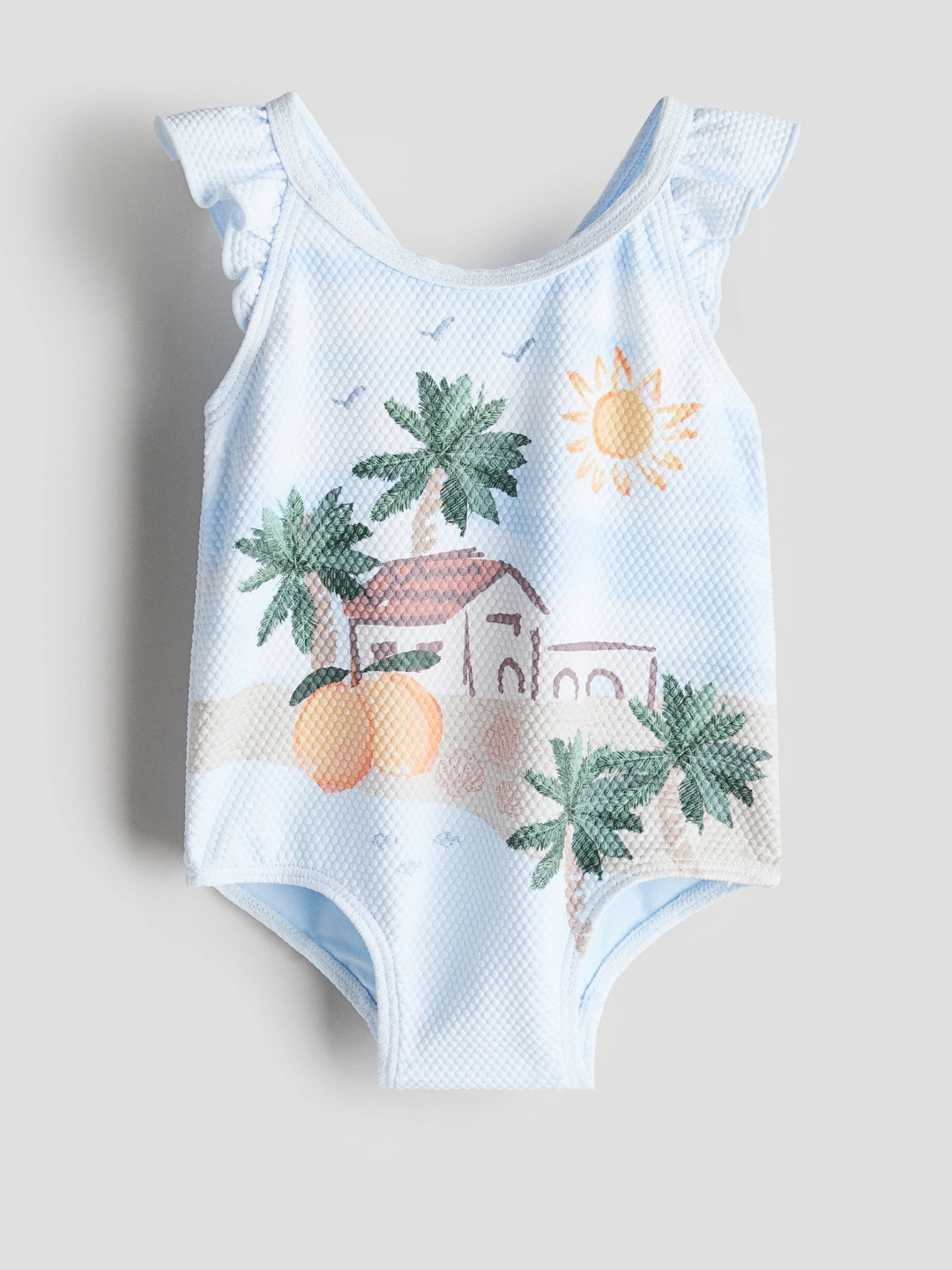 H&M Girls Printed Swimsuit