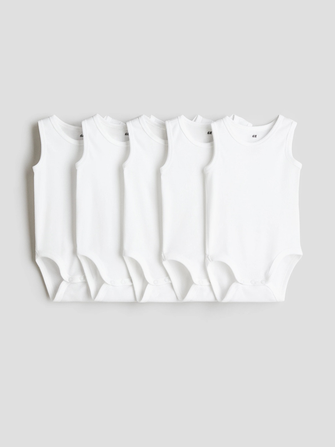 H&M Infant Boys 5-Pack Cotton Bodysuits