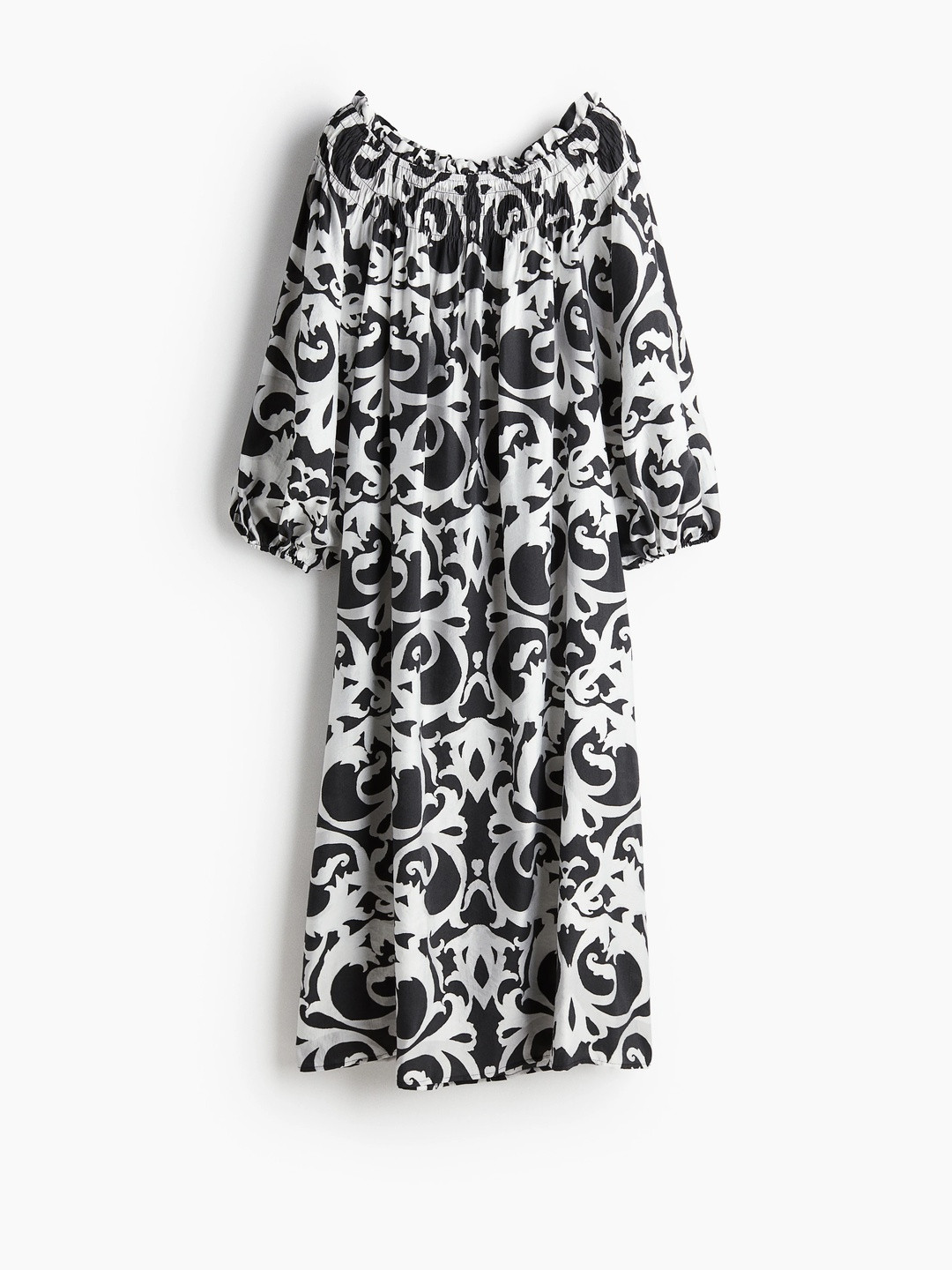 H&M Oversized Off-The-Shoulder Dress