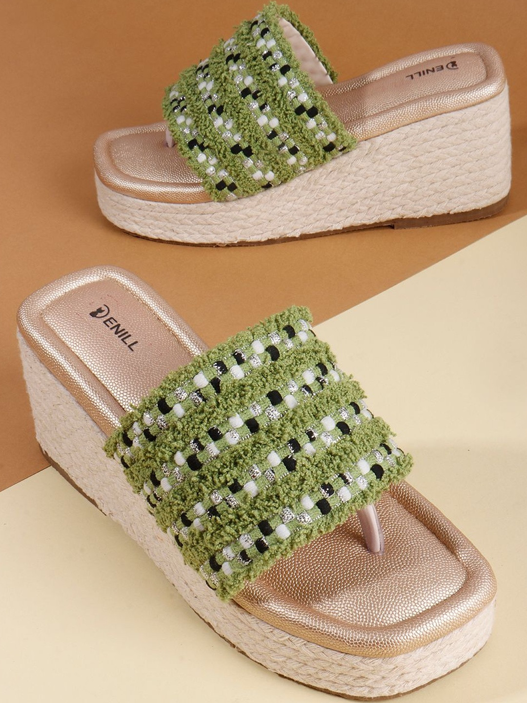 Denill Women Synthetic Leather Wedges